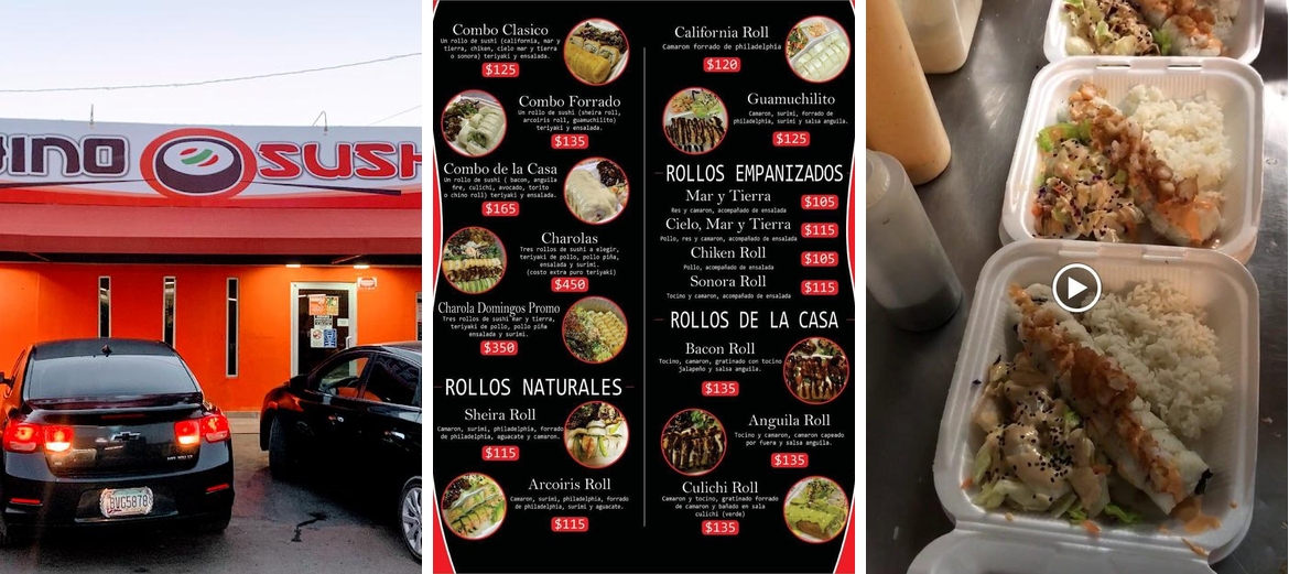 CHINO SUSHI Menu