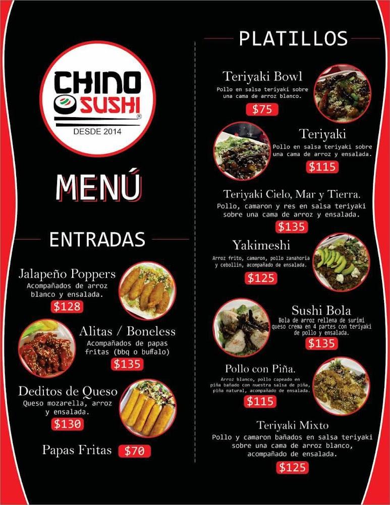 CHINO SUSHI Menu image 3